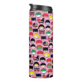 Chibi Justice League Leader Pattern Thermosbecher (Nach rechts gedreht)