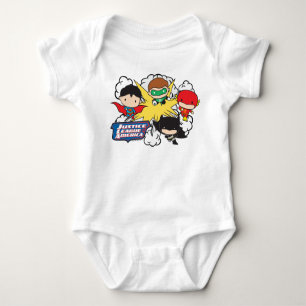 Chibi Justice League of America Explosion Baby Strampler