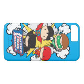 Chibi Justice League of America Explosion Case-Mate iPhone Hülle (Rückseite (Horizontal))