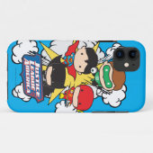 Chibi Justice League of America Explosion Case-Mate iPhone Hülle (Rückseite (Horizontal))