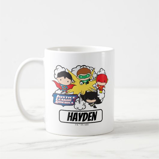 Chibi Justice League of America Explosion Kaffeetasse (Links)
