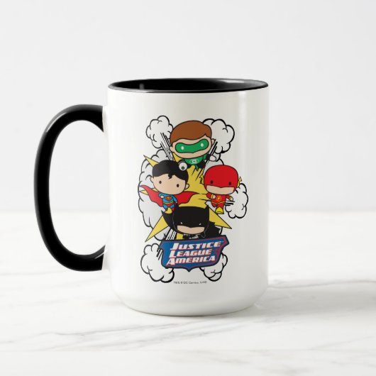Chibi Justice League of America Explosion Tasse (Links)
