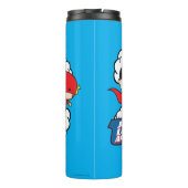 Chibi Justice League of America Explosion Thermosbecher (Rückseite)