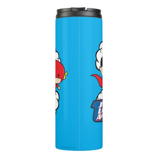 Chibi Justice League of America Explosion Thermosbecher (Rückseite)