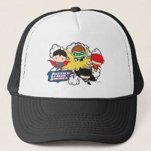 Chibi Justice League of America Explosion Truckerkappe