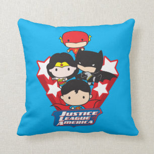 Chibi Justice League of America Stars Kissen