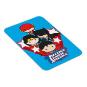 Chibi Justice League of America Stars Magnet (Rechte Seite)