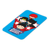 Chibi Justice League of America Stars Magnet (Linke Seite)