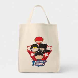 Chibi Justice League of America Sterne Tragetasche