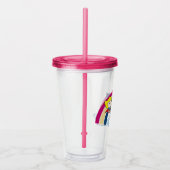Chibi Justice League Rainbow 2 Acryltrinkbecher (Rechts)