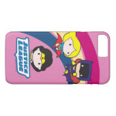 Chibi Justice League Rainbow Case-Mate iPhone Hülle (Rückseite (Horizontal))