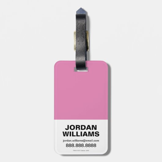 Chibi Justice League Rainbow Gepäckanhänger (Rückseite vertikal)