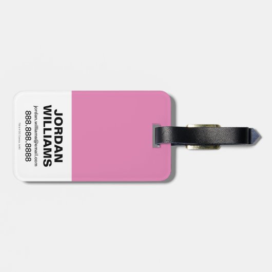 Chibi Justice League Rainbow Gepäckanhänger (Rückseite horizontal)