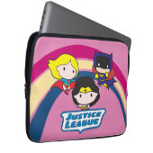 Chibi Justice League Rainbow Laptopschutzhülle (Vorne Rechts)