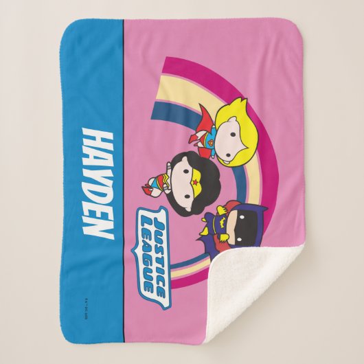 Chibi Justice League Rainbow Sherpadecke (Vorderseite)