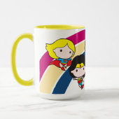 Chibi Justice League Rainbow Tasse (Links)