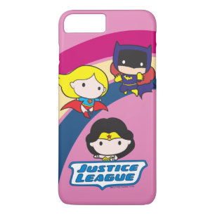 Chibi Justice League Regenbogen Case-Mate iPhone Hülle