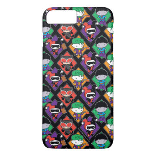 Chibi Justice League Villain Pattern iPhone 8 Plus/7 Plus Hülle