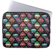 Chibi Justice League Villain Pattern Laptopschutzhülle (Vorderseite)