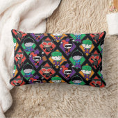 Chibi Justice League Villain Pattern Lendenkissen (Decke)