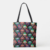 Chibi Justice League Villain Pattern Tasche (Rückseite)