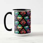 Chibi Justice League Villain Pattern Tasse (Links)