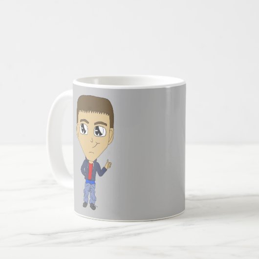 Chibi Kaffeetasse (Vorderseite Links)