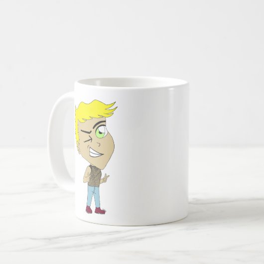 Chibi Kaffeetasse (Vorderseite Links)