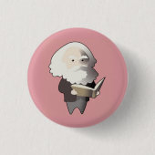 Chibi Karl Marx Button (Vorderseite)