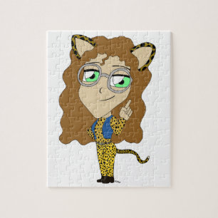 Chibi-Katze Mädchen  Puzzle