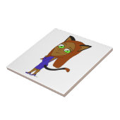 Chibi-Katzenmädchen Fliese (Seite)