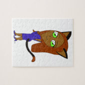 Chibi-Katzenmädchen  Puzzle (Horizontal)
