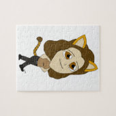 Chibi-Katzenmädchen Puzzle (Horizontal)