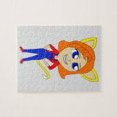 Chibi-Katzenmädchen Puzzle (Horizontal)