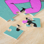 Chibi-Katzenmädchen Puzzle (Seite)