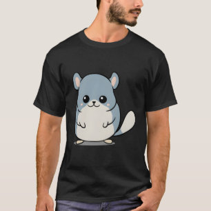 Chibi Kawaii Chinchilla Wildlife Rodent T-Shirt