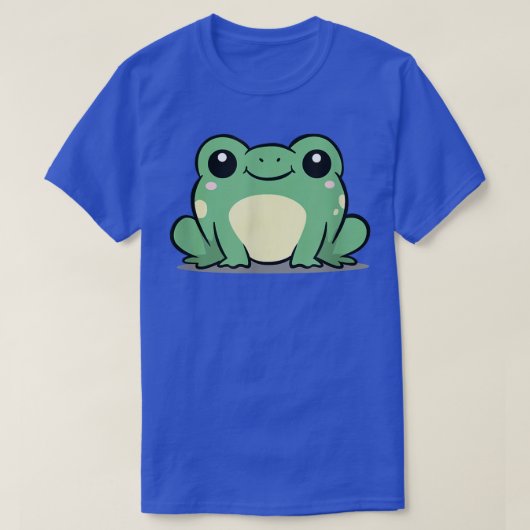 Chibi Kawaii Frog Amphibian Animal Frog Pond Lover T-Shirt (Design vorne)