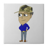 Chibi-Keramik Fliese (Vorderseite)