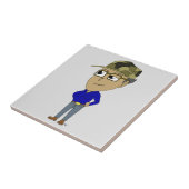 Chibi-Keramik Fliese (Seite)