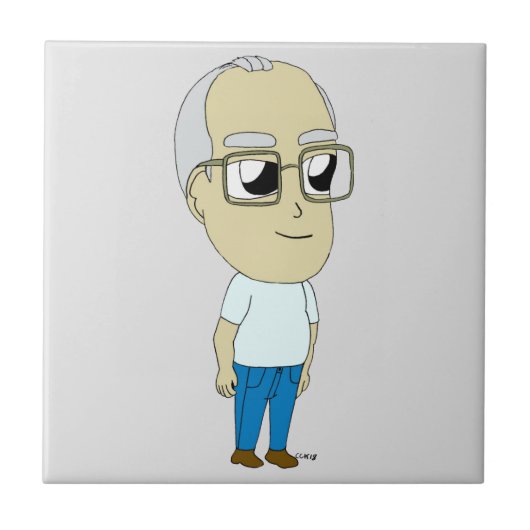 Chibi-Keramik Fliese (Vorderseite)