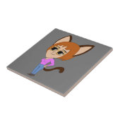 Chibi-Keramik Fliese (Seite)