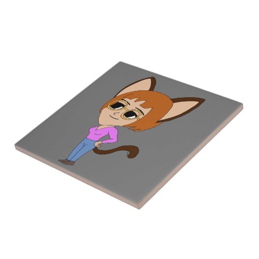 Chibi-Keramik Fliese (Seite)