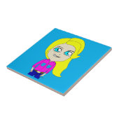 Chibi-Keramik Fliese (Seite)