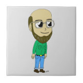 Chibi-Keramik Fliese (Vorderseite)