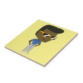 Chibi-Keramik Fliese (Seite)