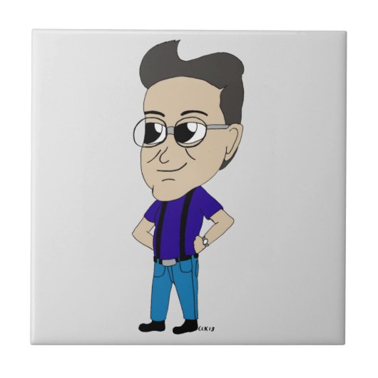 Chibi-Keramik Fliese (Vorderseite)