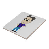 Chibi-Keramik Fliese (Seite)