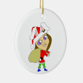 Chibi-Keramik Keramik Ornament (Rechts)