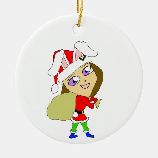 Chibi-Keramik Keramik Ornament (Vorne)