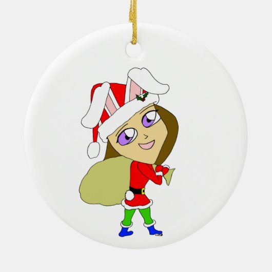 Chibi-Keramik Keramik Ornament (Hinten)